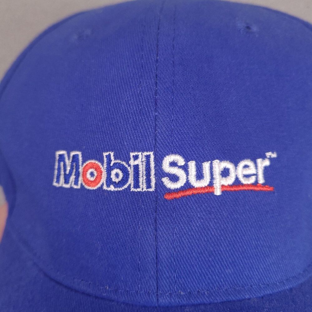 Mobil Super "Go the Distance 2016 Tour" Hat Cap Adjustable Strapback Blue - Picture 2 of 11